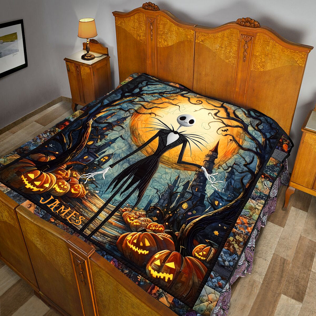 The Pumpkin King - Personalized Nightmare Quilt