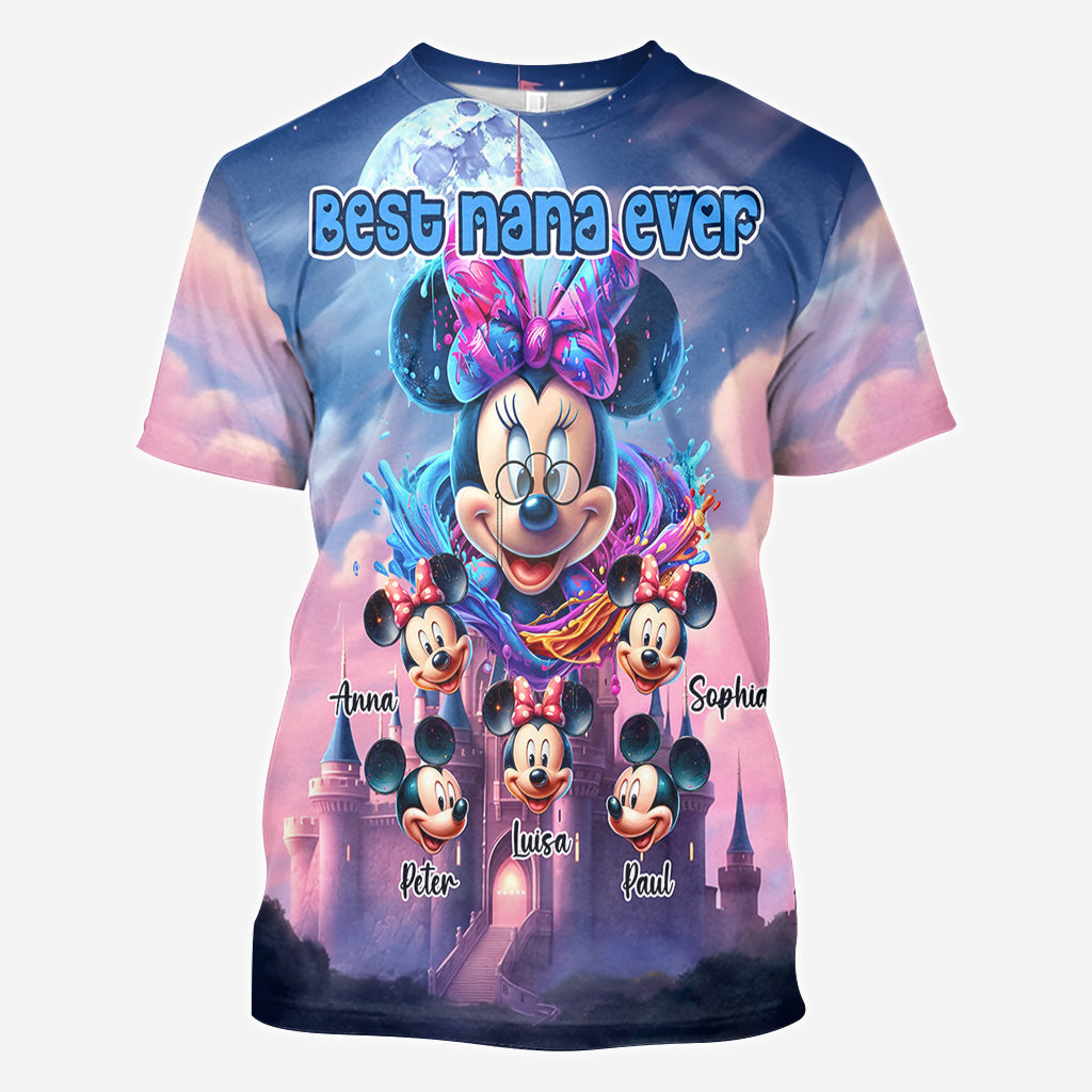 Best Nana Ever Magical Mouse Ears - Personalized Mouse All Over Shirt