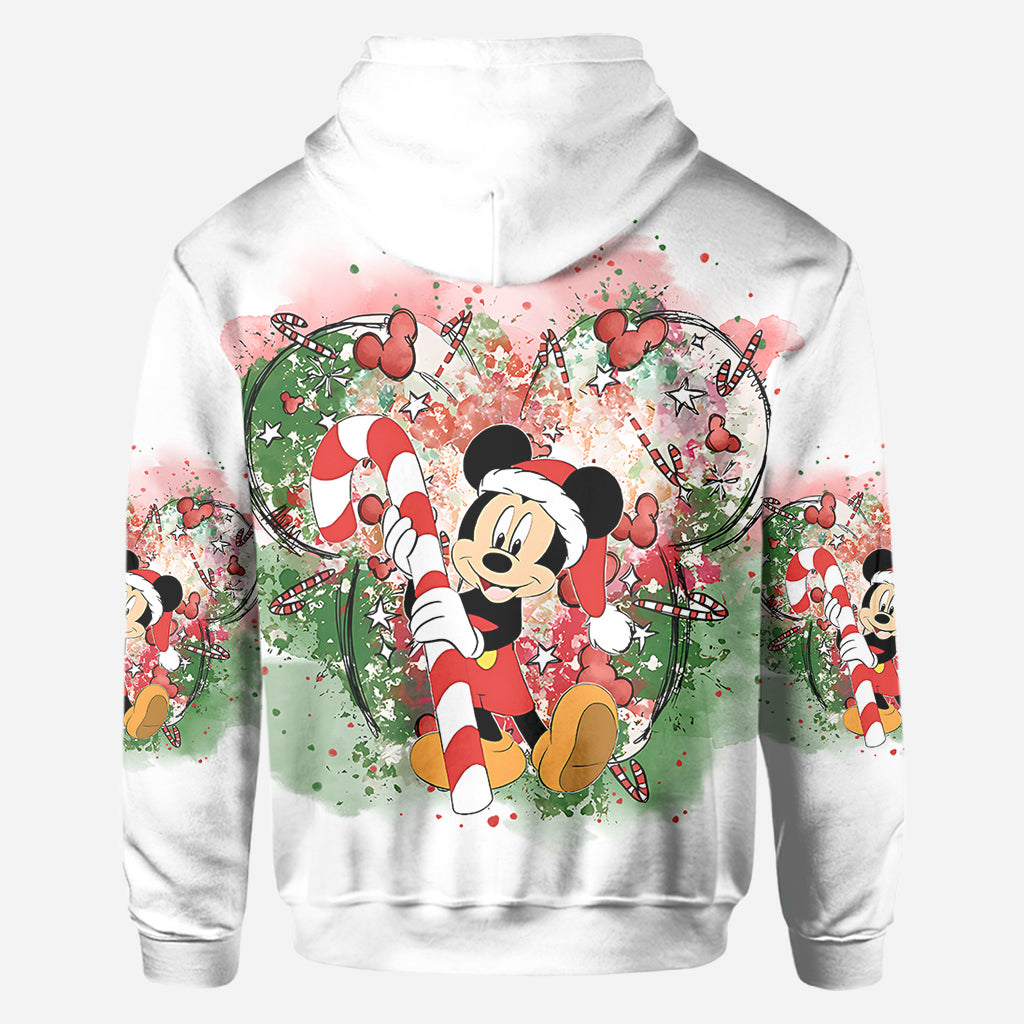 Merry Christmas - Personalized Mouse All Over Shirt
