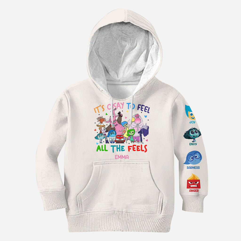 It's Ok To Feel All The Feels - Personalized All Over Shirt