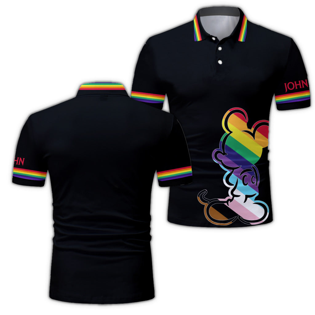 Love Is Love - Personalized LGBT Support Polo Shirt