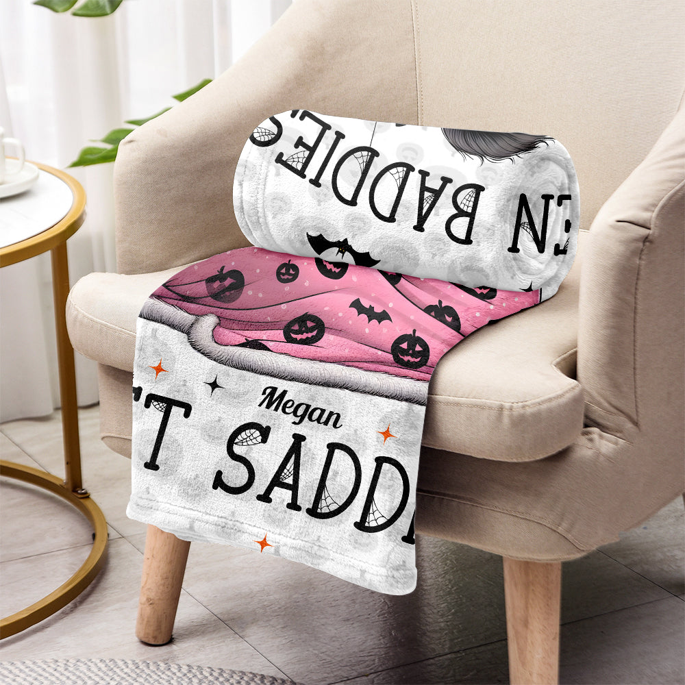 Even Baddies Get Saddies - Personalized Blanket