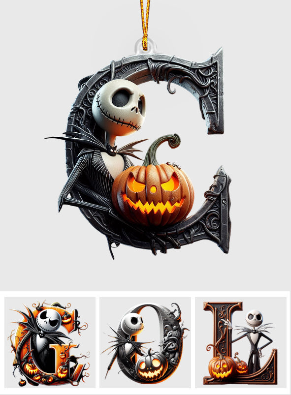Nightmare Alphabet - Personalized Nightmare Transparent Ornament