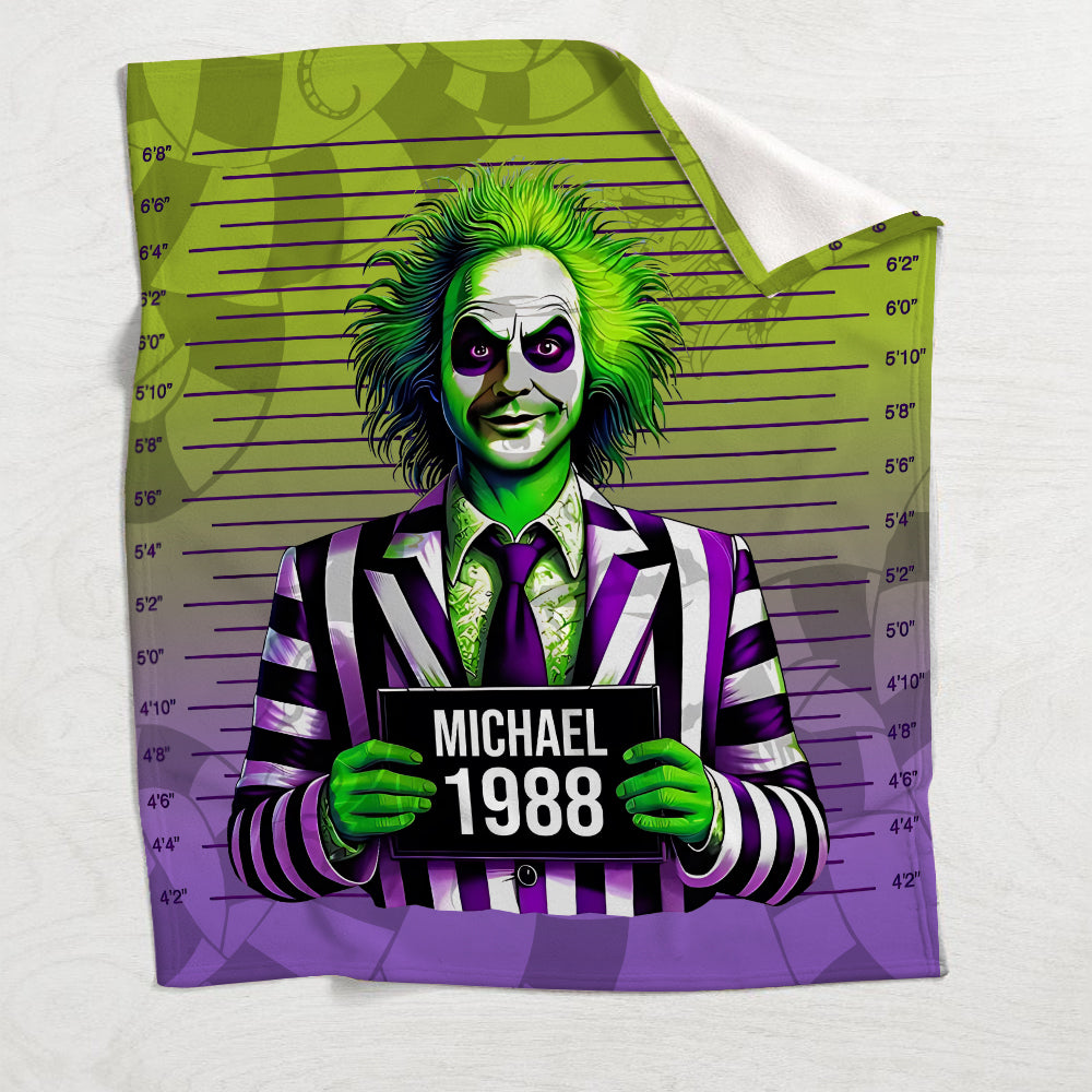 Funny Mugshot - Personalized Blanket