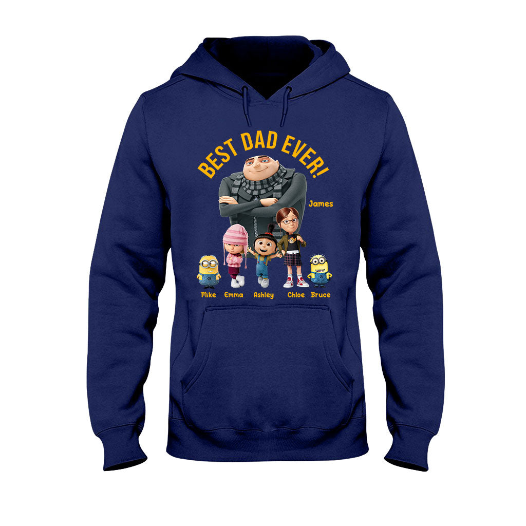 Best Dad Ever - Personalized Father T-shirt And Hoodie