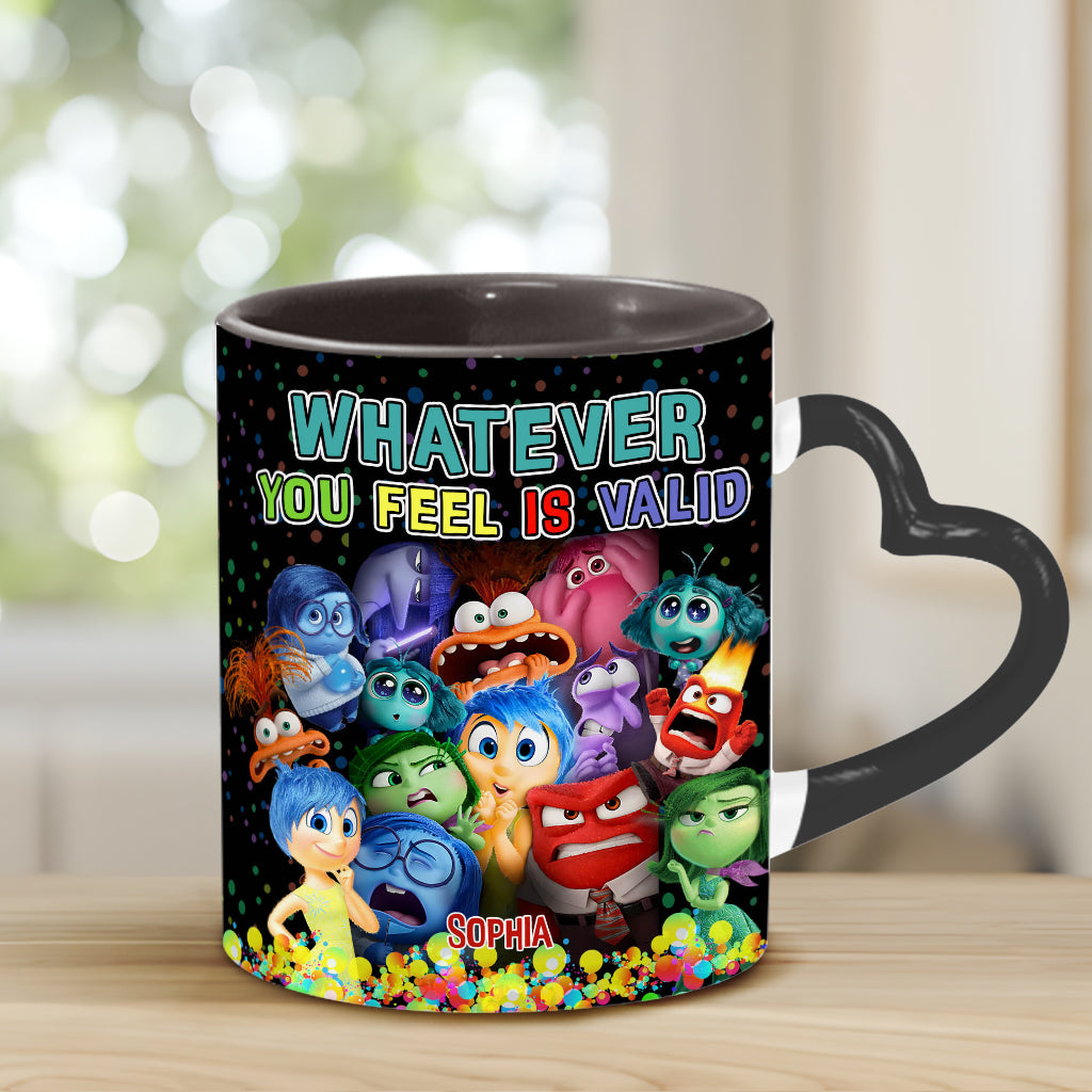 You're Valid - Personalized Heart Handle Mug