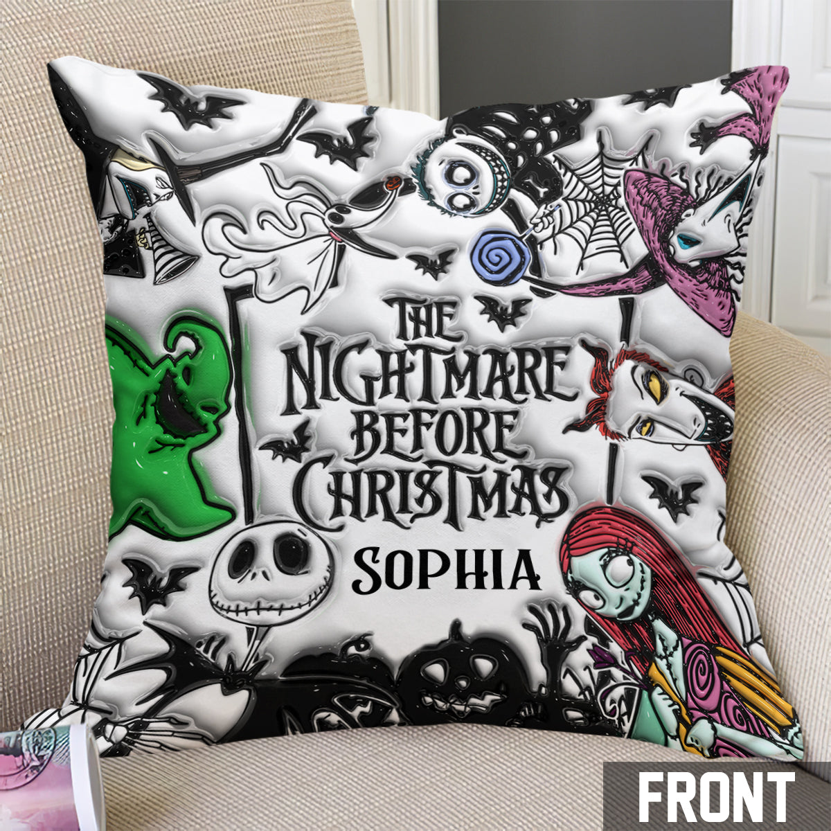 The Nightmare - Personalized Nightmare Throw Pillow