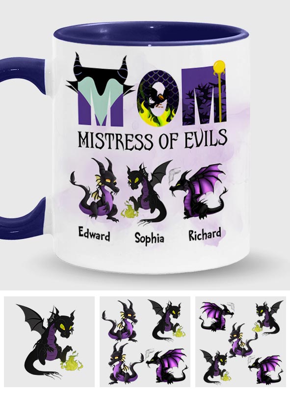 Mistress Of Evils - Personalized Mouse Accent Mug