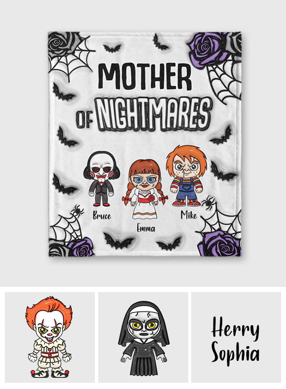 Mother Of Nightmares - Personalized Mother Blanket