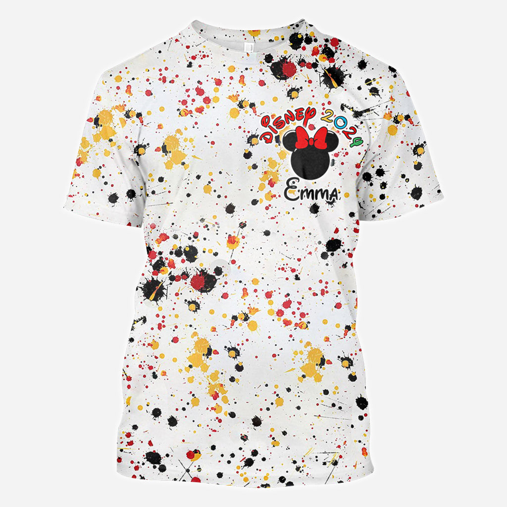 Family Vacation - Personalized Mouse All Over Shirt