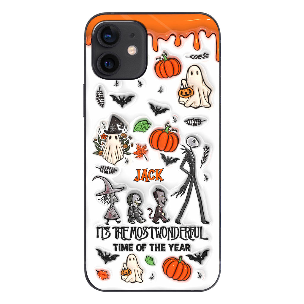 It's The Most Wonderful Time Pumpkin King - Personalized Nightmare Phone Case