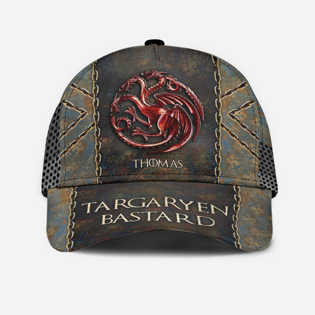Run In My Veins Dragon First Men Blood - Personalized Thrones Game Classic Cap