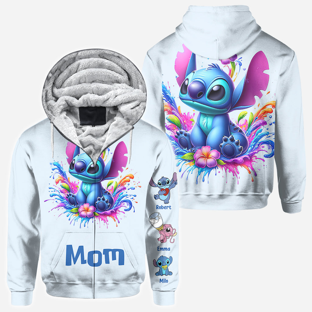 Blue Mother - Personalized Ohana All Over Shirt