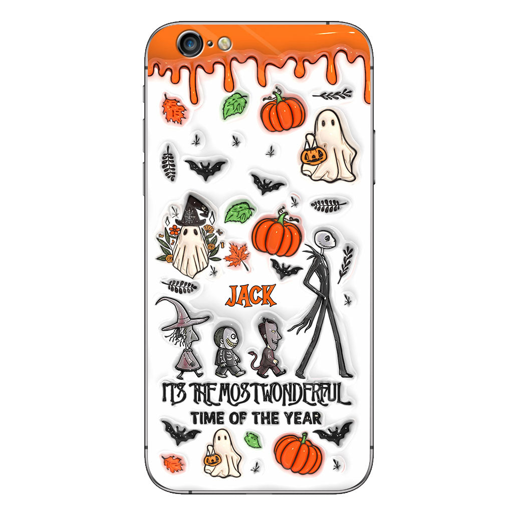 It's The Most Wonderful Time Pumpkin King - Personalized Nightmare Phone Case