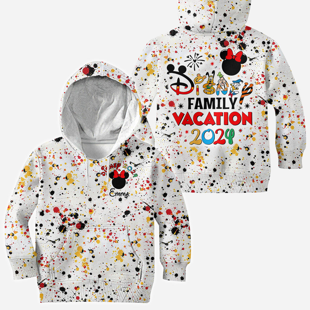 Family Vacation - Personalized Mouse All Over Shirt