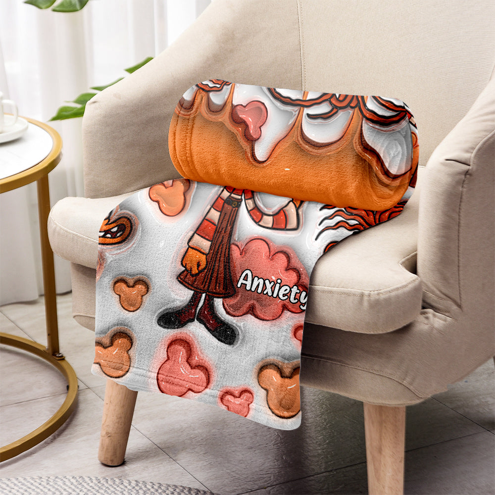 It's Ok To Feel All The Feels - Personalized Blanket