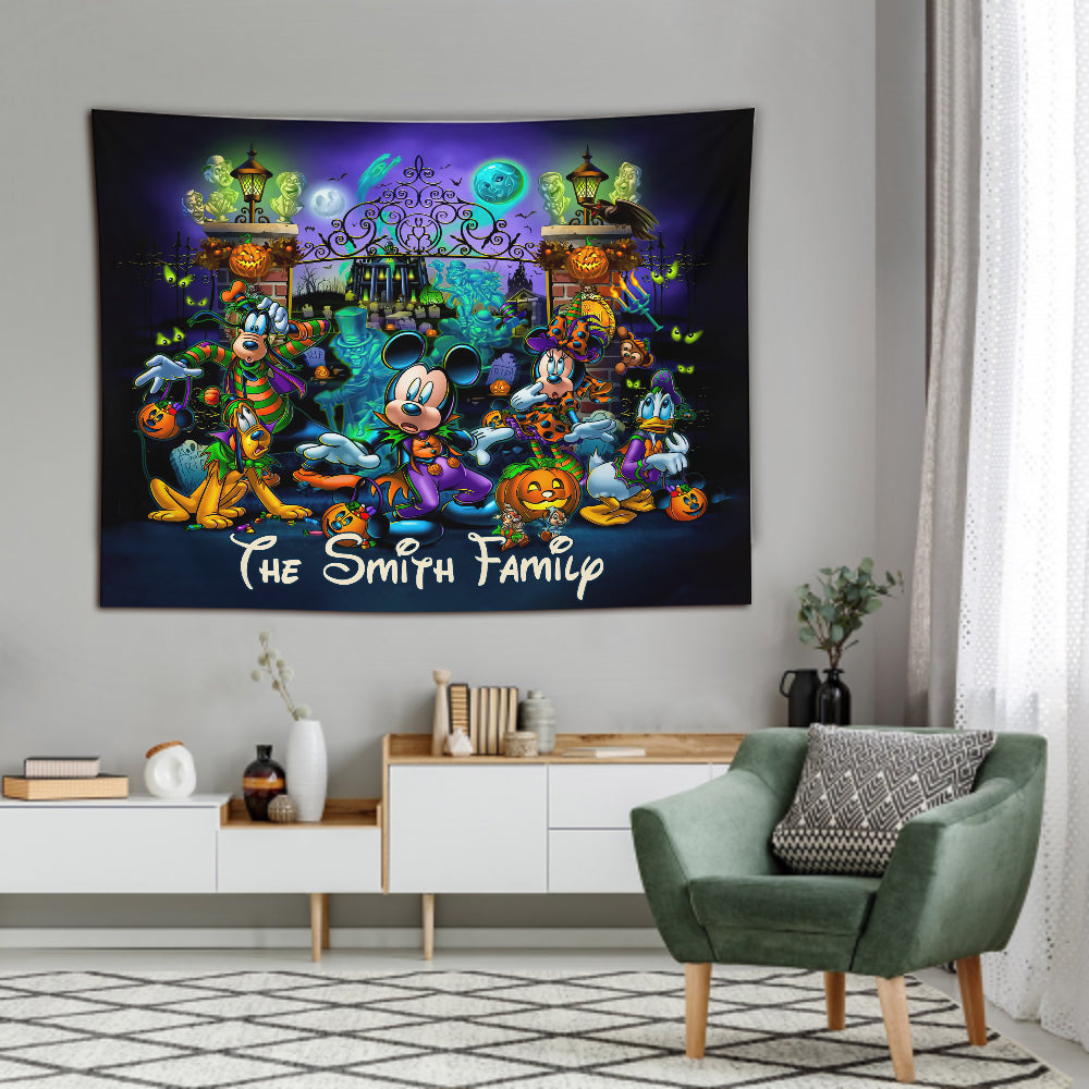 Welcome Foolish Mortals - Personalized Mouse Wall Tapestry