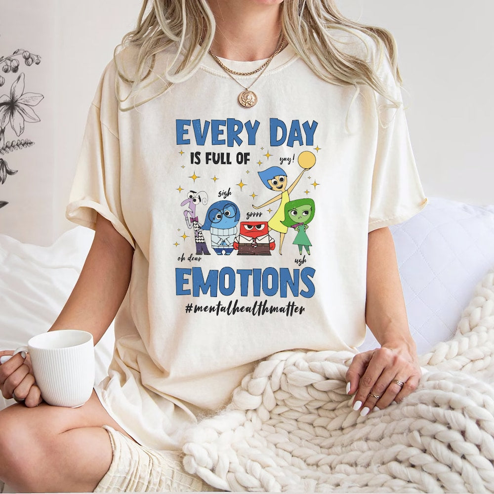 It's Okay To Feel All The Feels Shirt, Emotions Portrait T-Shirt, Mental Health Awareness Tee T-shirt & Hoodie