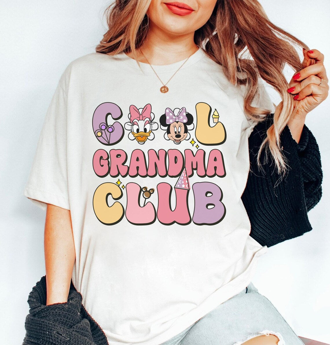 Cool Grandma Club Mouse T-shirt & Hoodie 0424