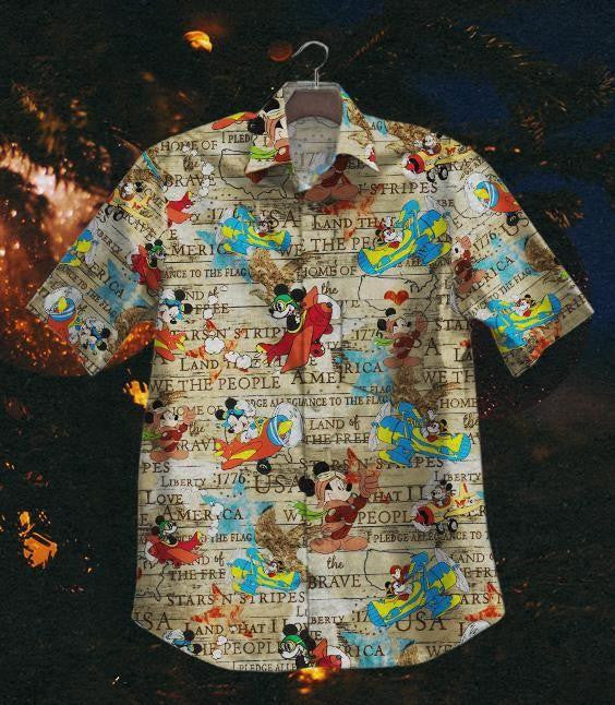 Astronaut Mouse Hawaiian Shirt 0523