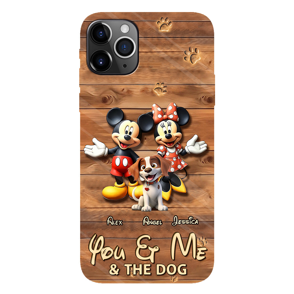 Dog Mom Dog Dad - Personalized Dog Full Print Phone Case