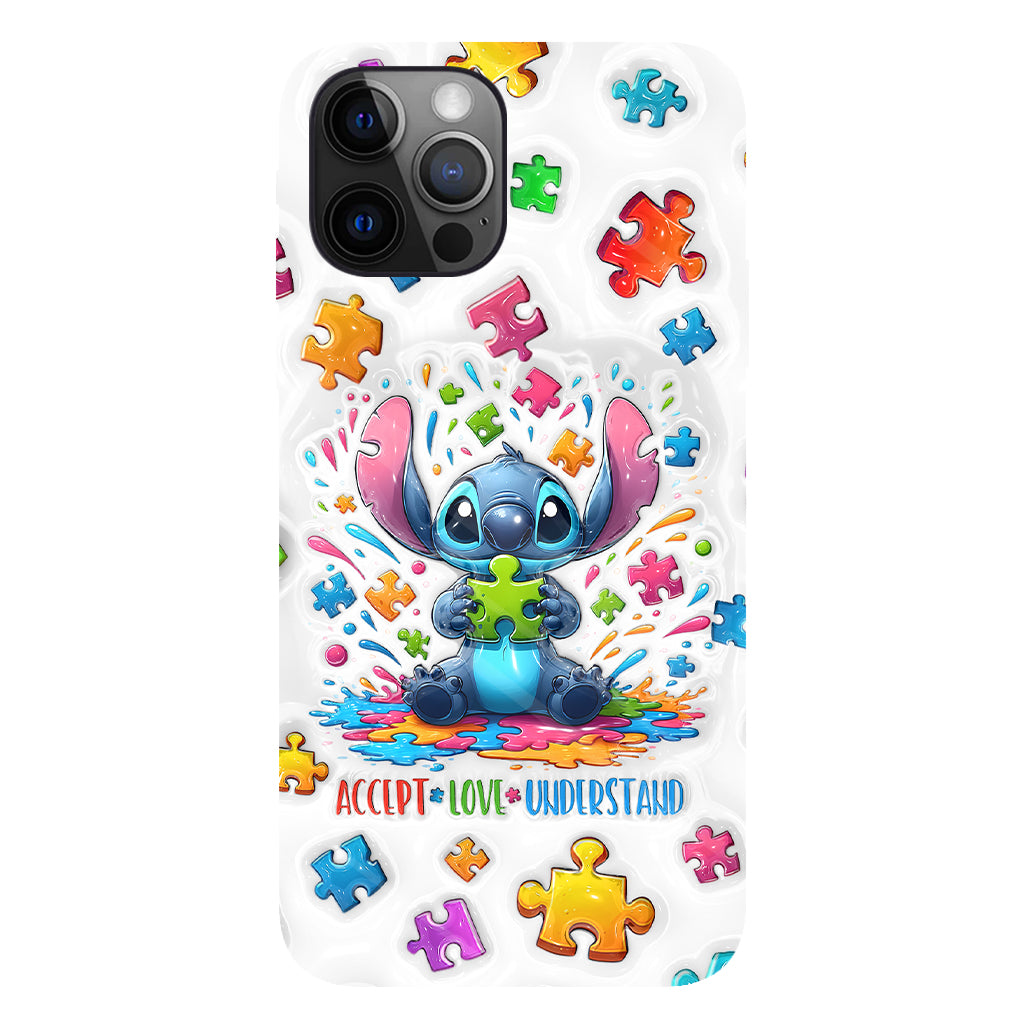Accept Love Understand - Personalized Autism Awareness Full Print Phone Case