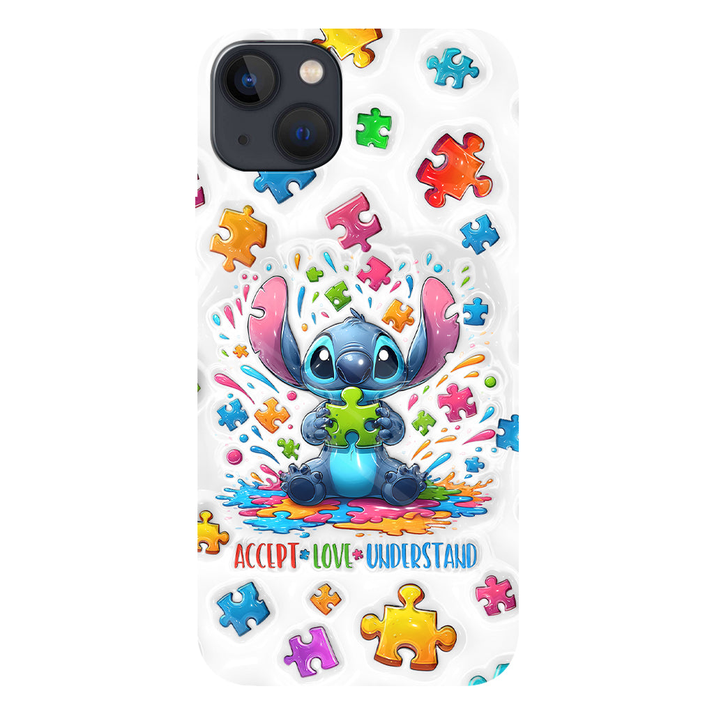 Accept Love Understand - Personalized Autism Awareness Full Print Phone Case