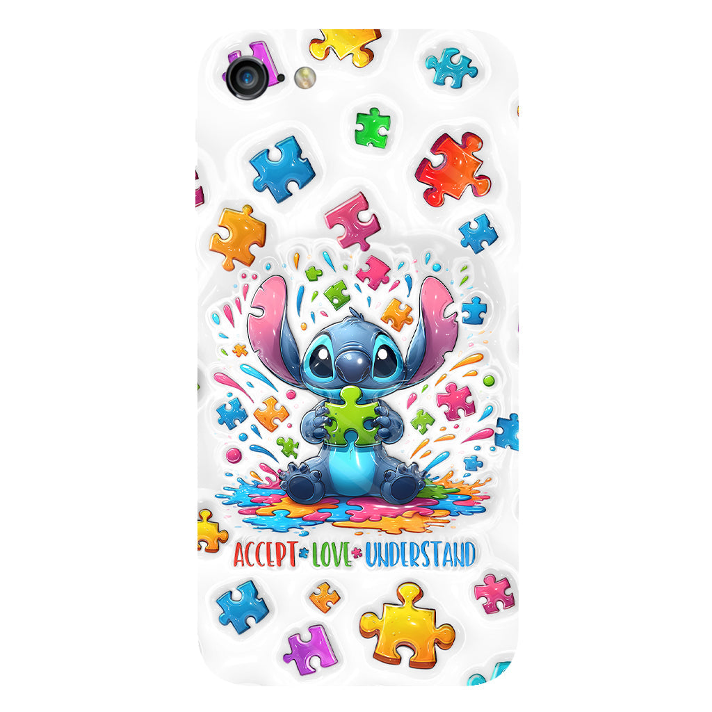 Accept Love Understand - Personalized Autism Awareness Full Print Phone Case
