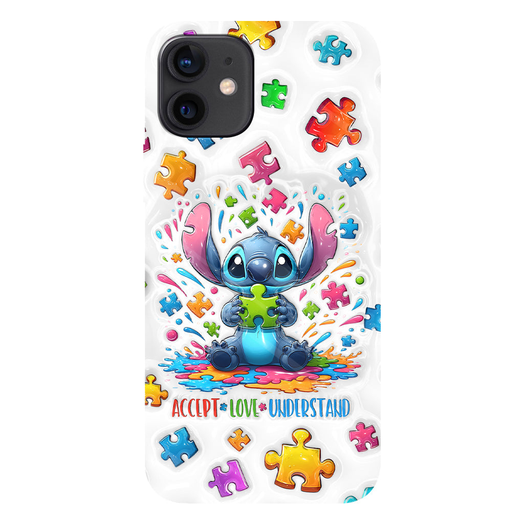 Accept Love Understand - Personalized Autism Awareness Full Print Phone Case