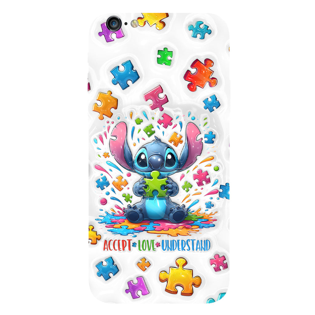 Accept Love Understand - Personalized Autism Awareness Full Print Phone Case