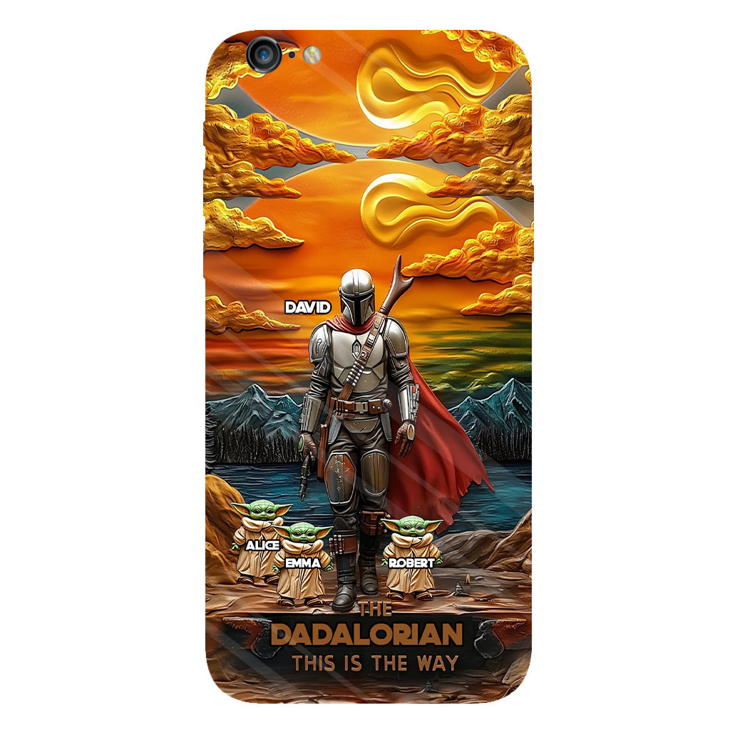 Best Dad Gift For Dad, Uncle, Grandpa,... - Personalized The Force Full Print Phone Case