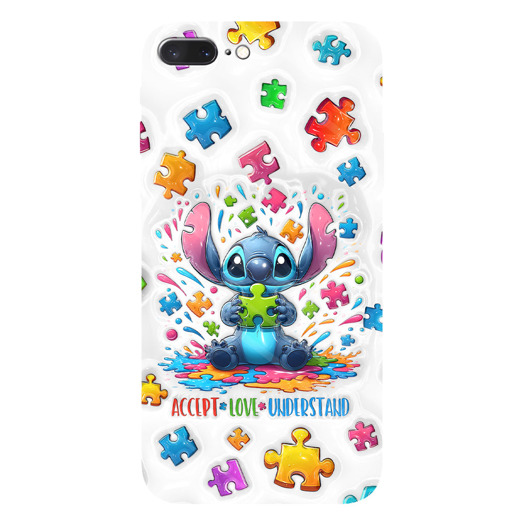 Accept Love Understand - Personalized Autism Awareness Full Print Phone Case