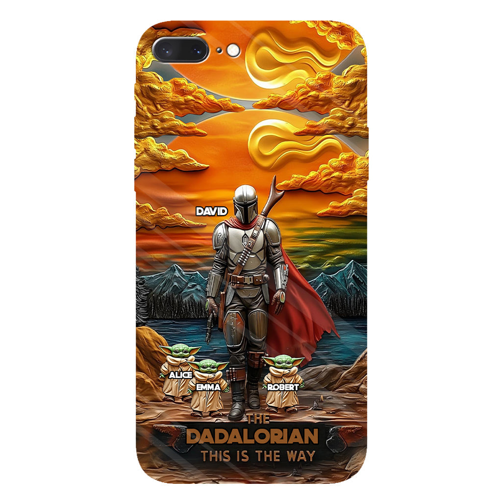 Best Dad Gift For Dad, Uncle, Grandpa,... - Personalized The Force Full Print Phone Case