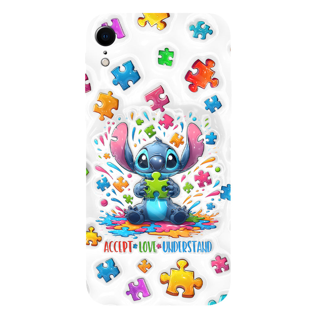 Accept Love Understand - Personalized Autism Awareness Full Print Phone Case