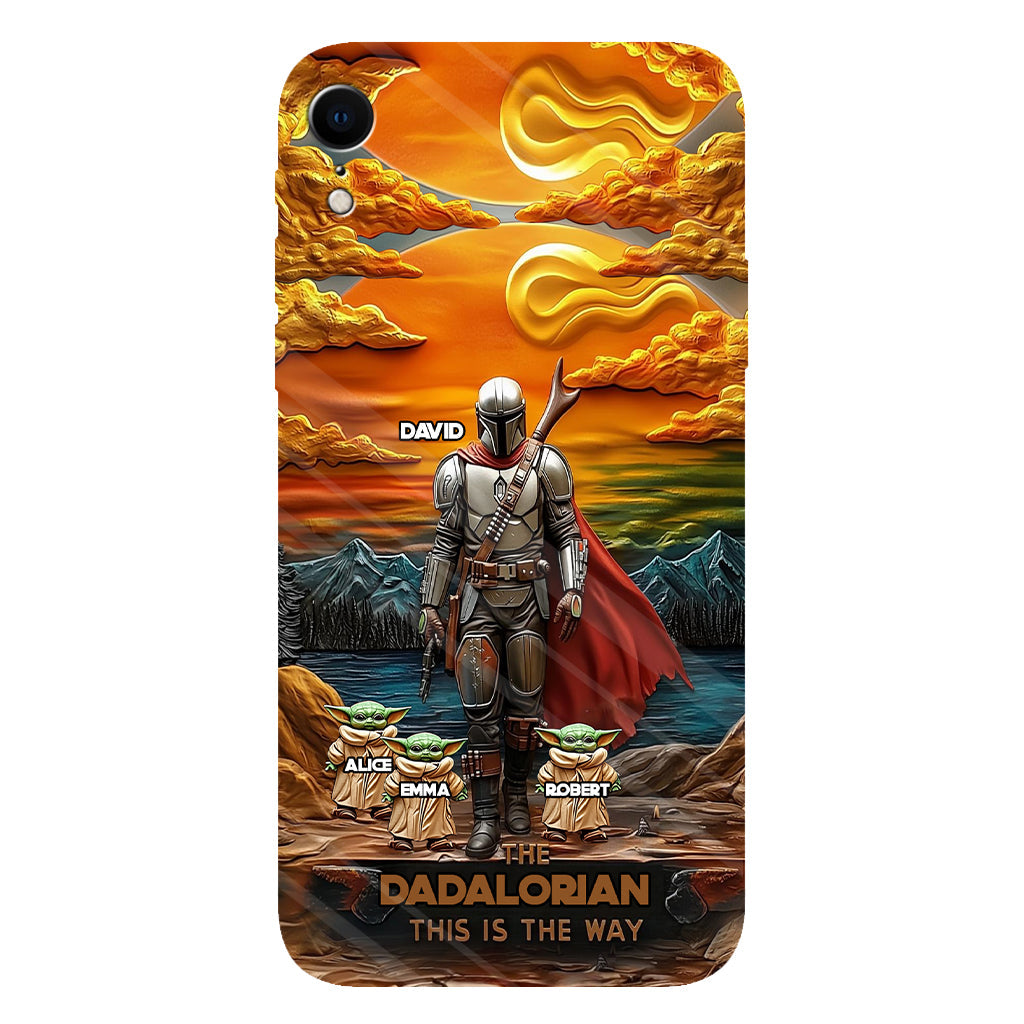 Best Dad Gift For Dad, Uncle, Grandpa,... - Personalized The Force Full Print Phone Case