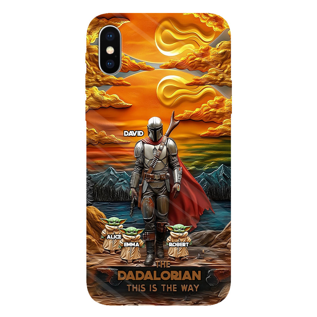 Best Dad Gift For Dad, Uncle, Grandpa,... - Personalized The Force Full Print Phone Case