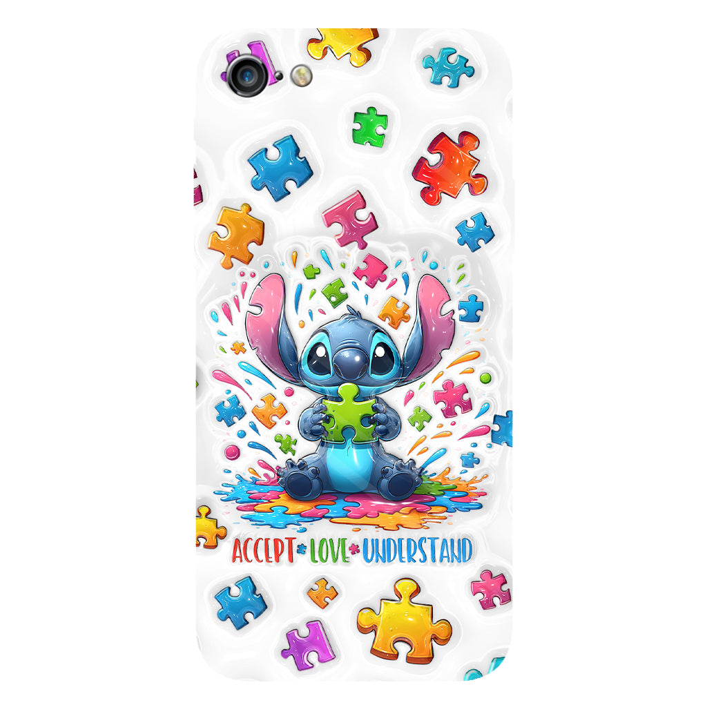 Accept Love Understand - Personalized Autism Awareness Full Print Phone Case