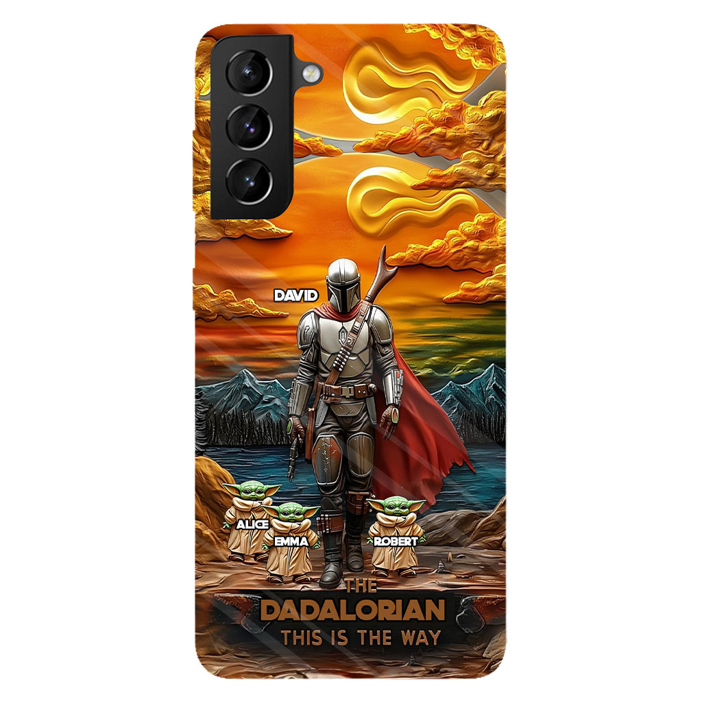 Best Dad Gift For Dad, Uncle, Grandpa,... - Personalized The Force Full Print Phone Case