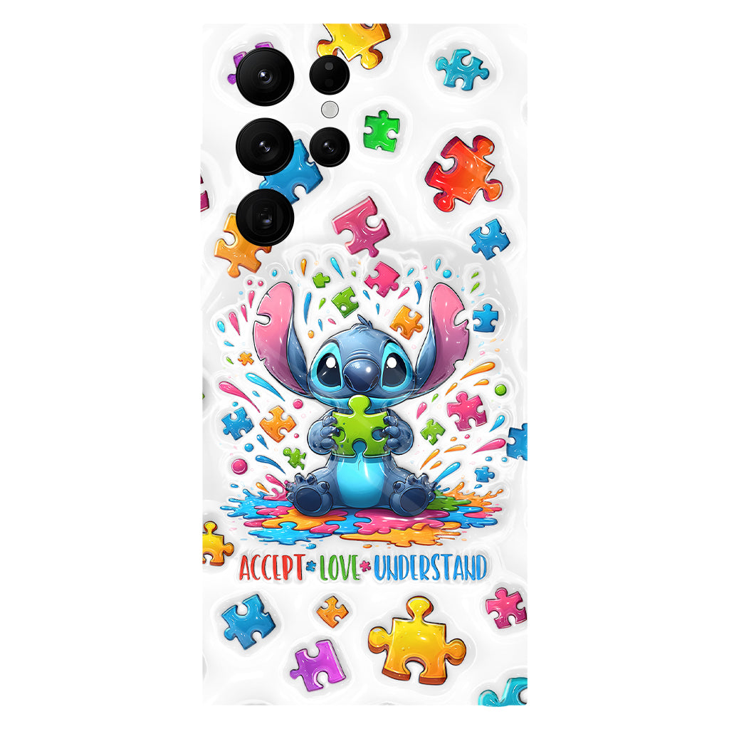 Accept Love Understand - Personalized Autism Awareness Full Print Phone Case
