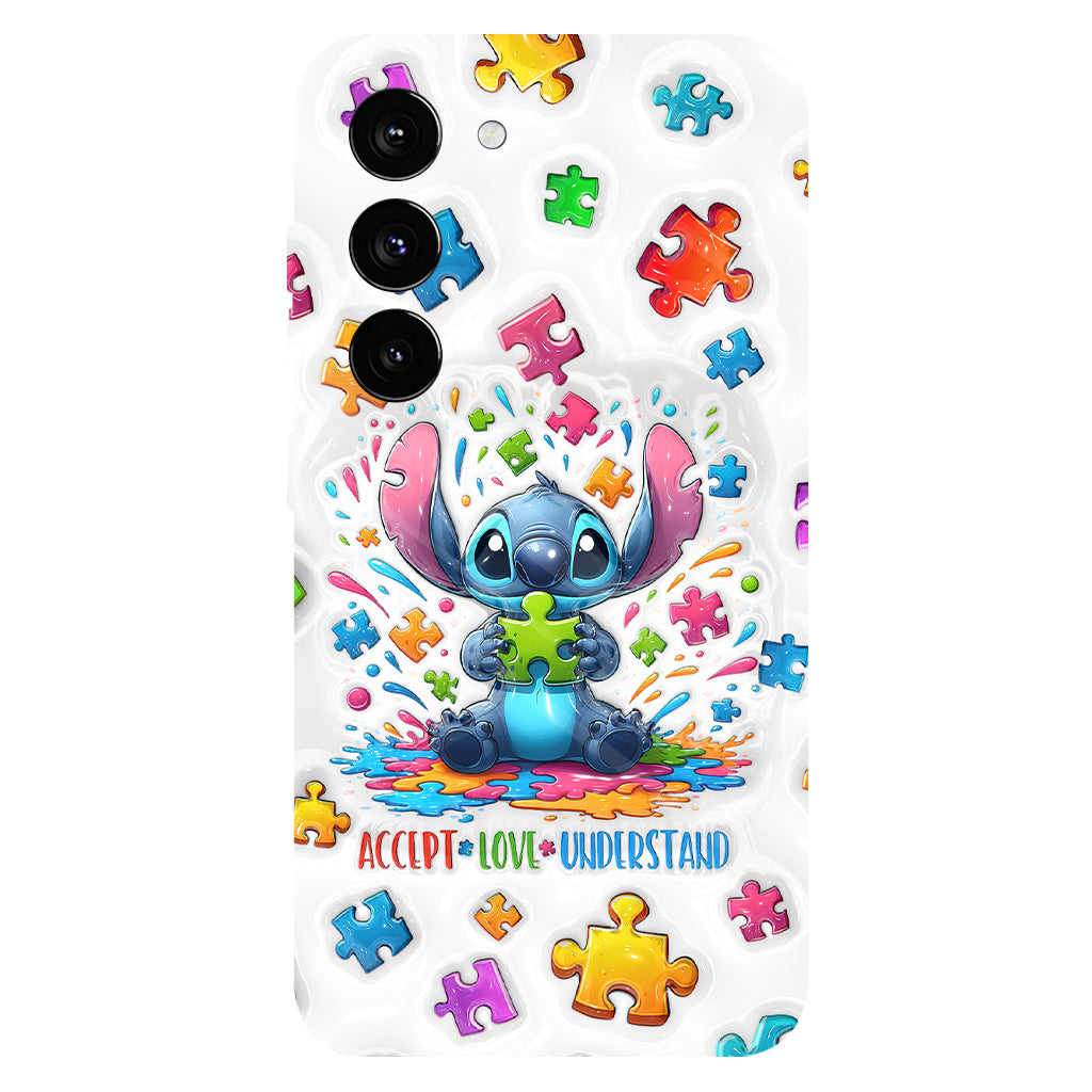 Accept Love Understand - Personalized Autism Awareness Full Print Phone Case