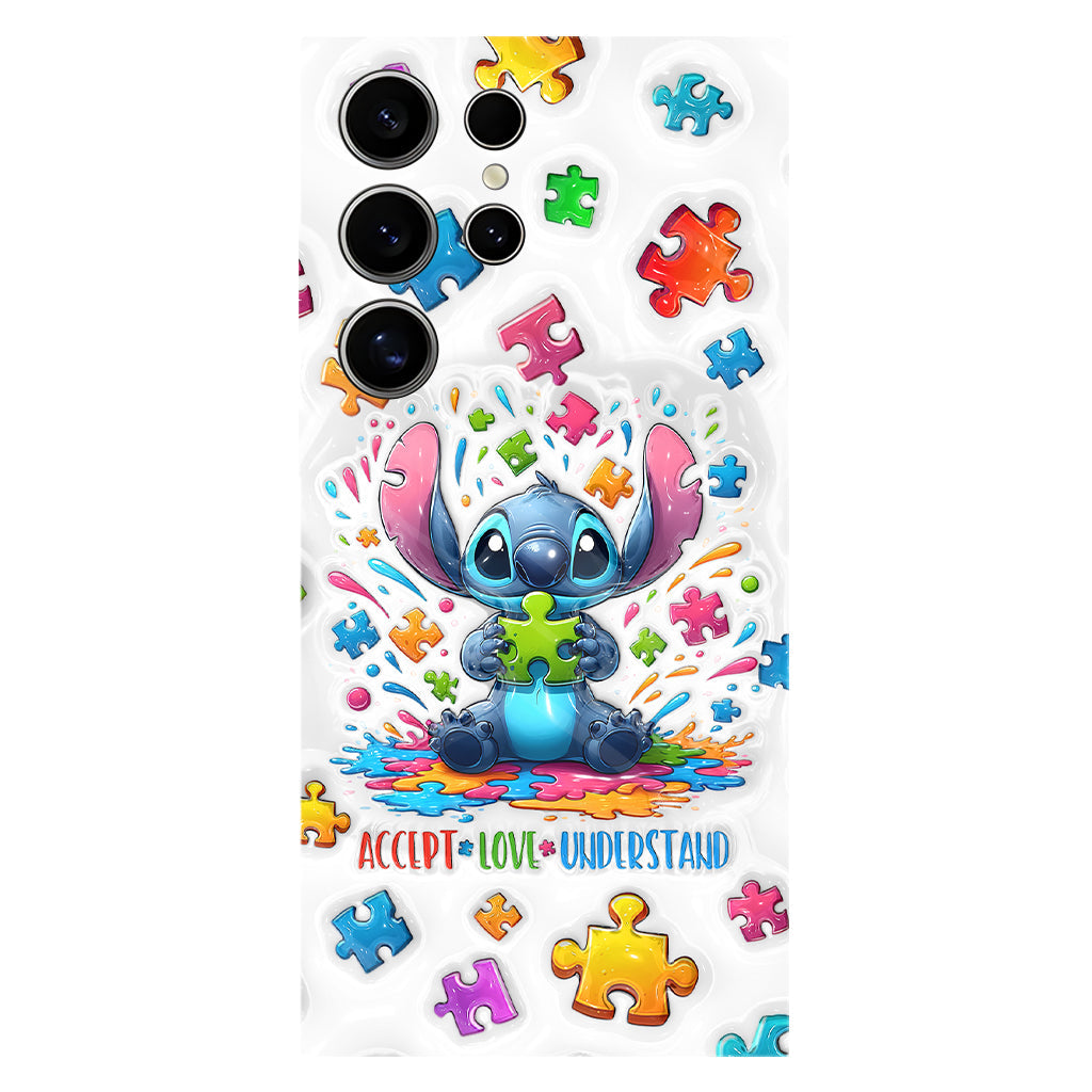 Accept Love Understand - Personalized Autism Awareness Full Print Phone Case