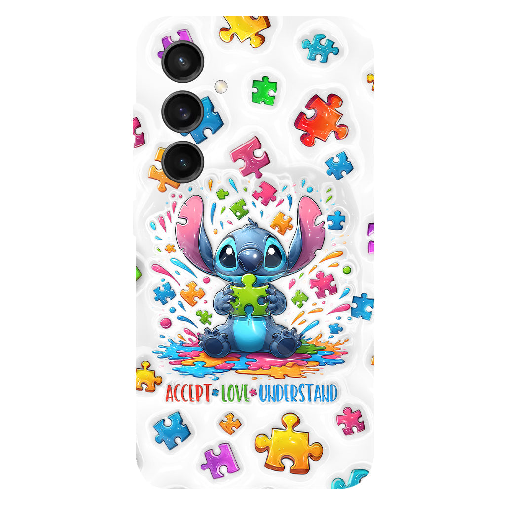 Accept Love Understand - Personalized Autism Awareness Full Print Phone Case