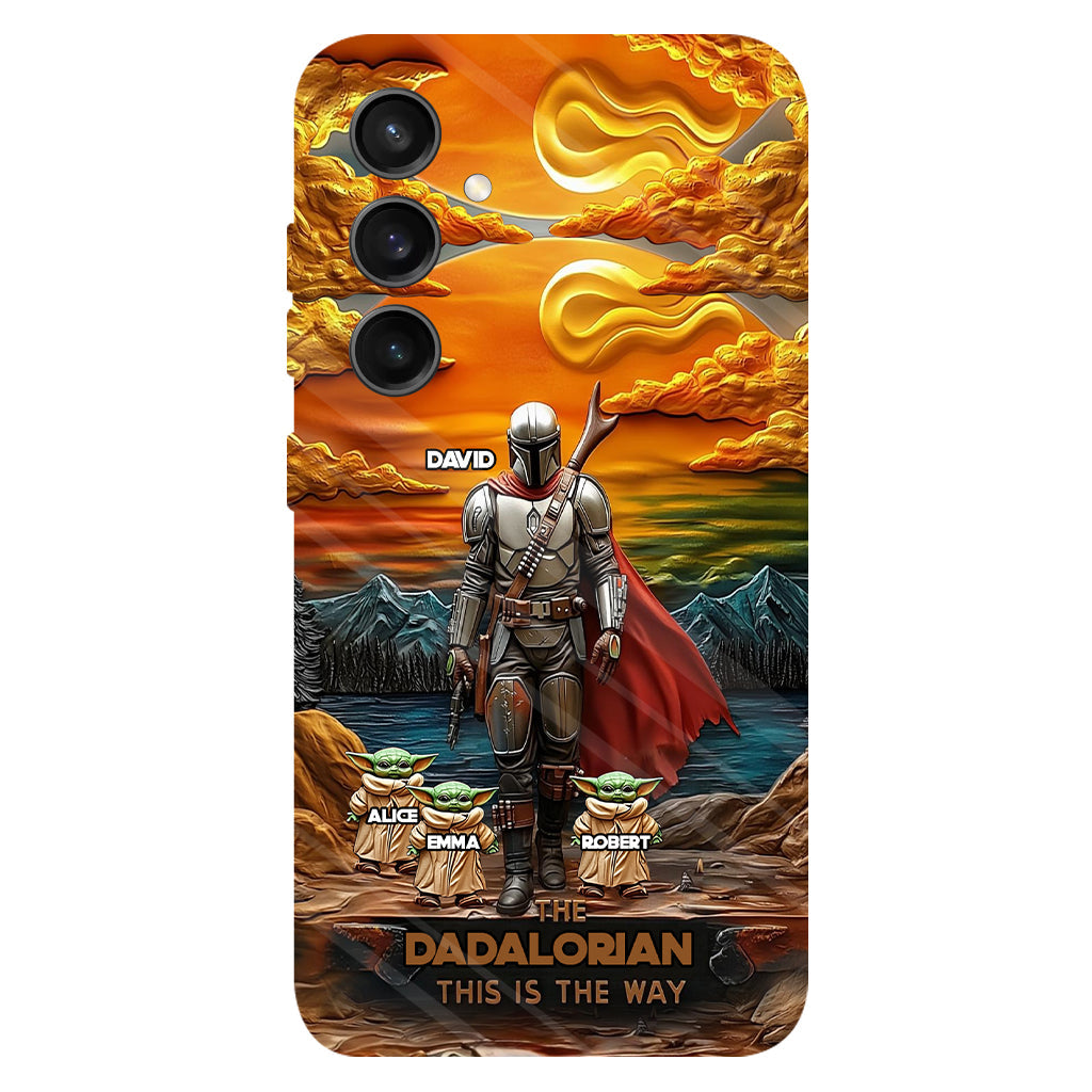 Best Dad Gift For Dad, Uncle, Grandpa,... - Personalized The Force Full Print Phone Case
