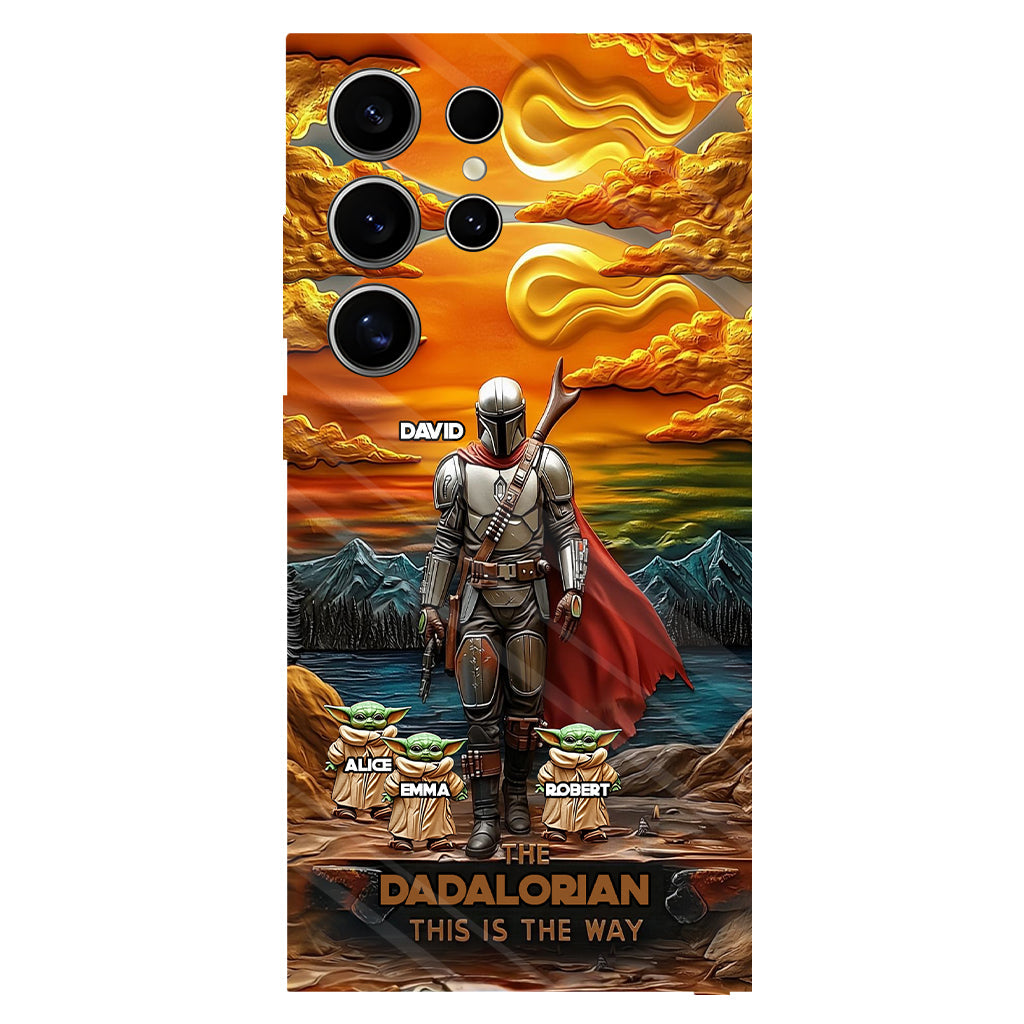Best Dad Gift For Dad, Uncle, Grandpa,... - Personalized The Force Full Print Phone Case