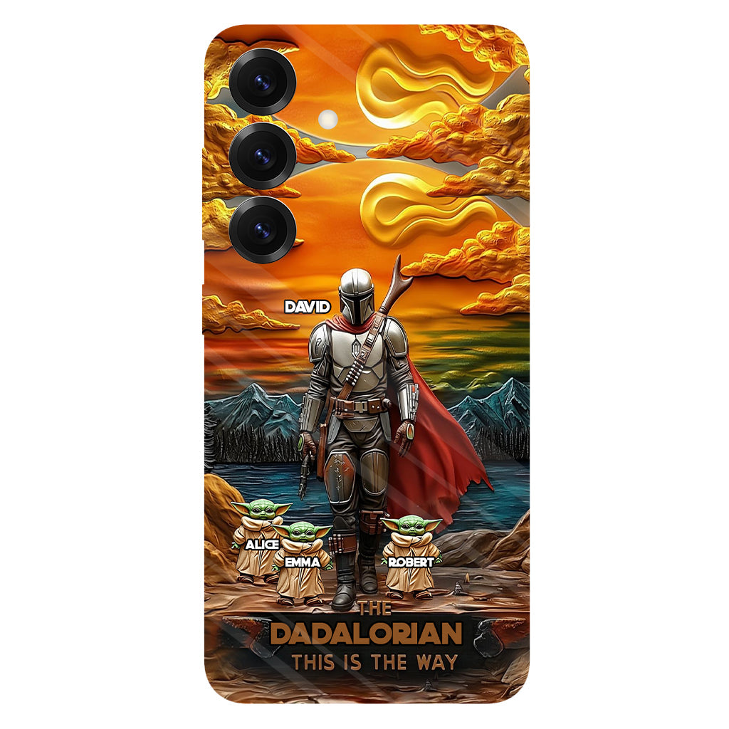 Best Dad Gift For Dad, Uncle, Grandpa,... - Personalized The Force Full Print Phone Case