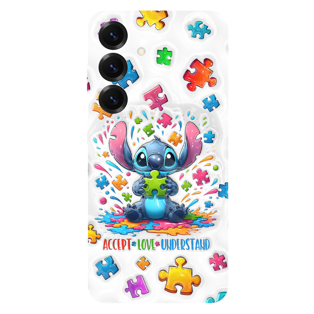 Accept Love Understand - Personalized Autism Awareness Full Print Phone Case