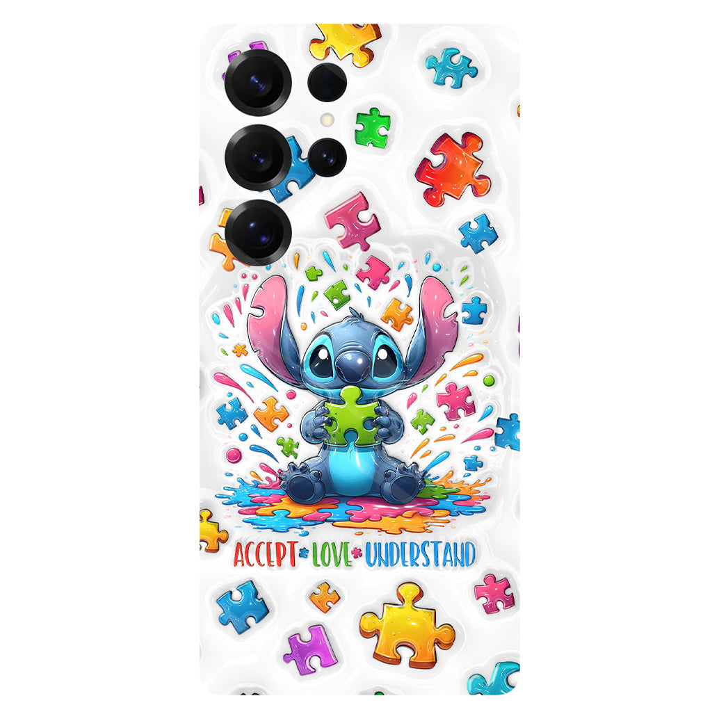 Accept Love Understand - Personalized Autism Awareness Full Print Phone Case