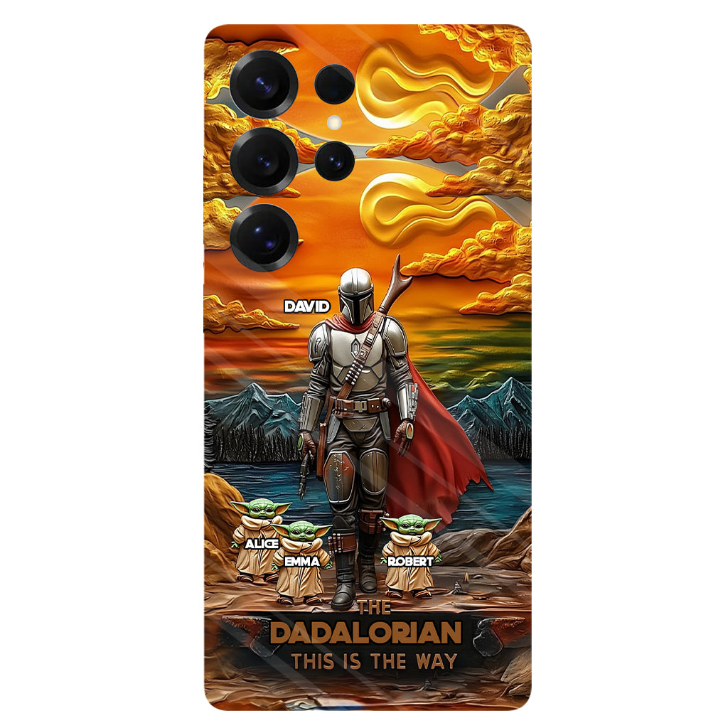 Best Dad Gift For Dad, Uncle, Grandpa,... - Personalized The Force Full Print Phone Case