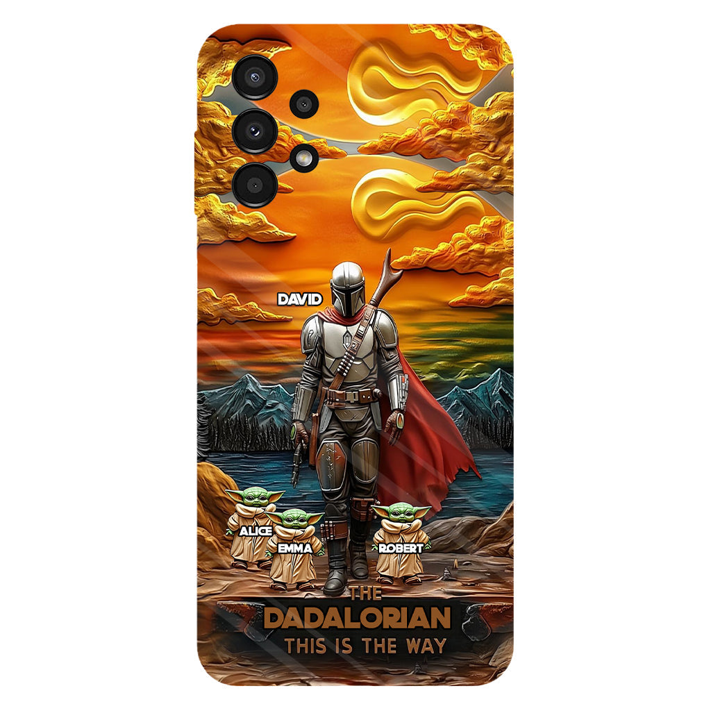 Best Dad Gift For Dad, Uncle, Grandpa,... - Personalized The Force Full Print Phone Case