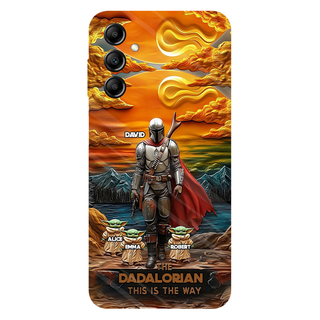 Best Dad Gift For Dad, Uncle, Grandpa,... - Personalized The Force Full Print Phone Case